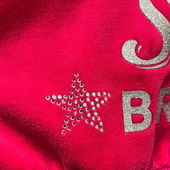 H&M Velour Shine Bright Crystalized Hoodie - Picture 6 of 9
